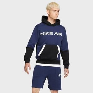 Nike Air Chest Hit Fleece Hoodie Pullover Mens Size Large DA0212-410